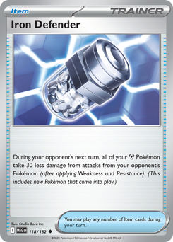 Pokemon Mega Evolution Iron Defender - 118