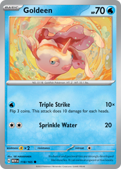 Pokemon 151 Goldeen - 118
