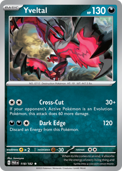 Pokemon Paradox Rift Yveltal - 118