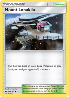 Pokemon Burning Shadows Mount Lanakila - 118