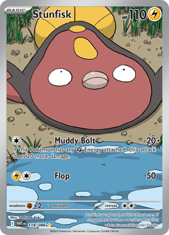 Pokemon White Flare Stunfisk - 118