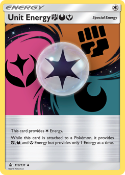 Pokemon Forbidden Light Unit Energy FightingDarknessFairy - 118