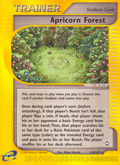 Pokemon Aquapolis Apricorn Forest - 118