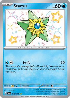 Pokemon Paldean Fates Staryu - 118