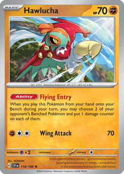 Pokemon Scarlet & Violet Hawlucha - 118