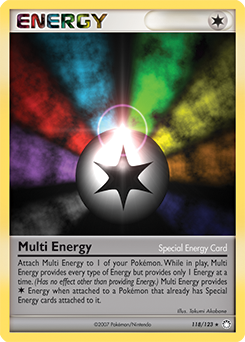 Pokemon Mysterious Treasures Multi Energy - 118
