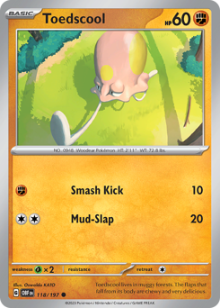 Pokemon Obsidian Flames Toedscool - 118