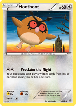 Pokemon BREAKthrough Hoothoot - 119