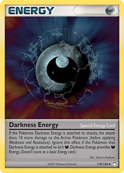 Pokemon Mysterious Treasures Darkness Energy - 119