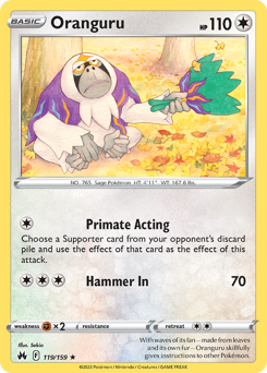 Pokemon Crown Zenith Oranguru - 119