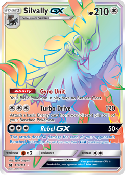 Pokemon Crimson Invasion Silvally-GX - 119