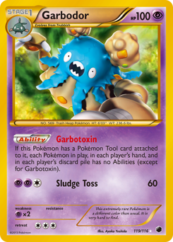Pokemon Plasma Freeze Garbodor - 119