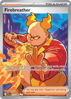 Pokemon Phantasmal Flames Firebreather - 119