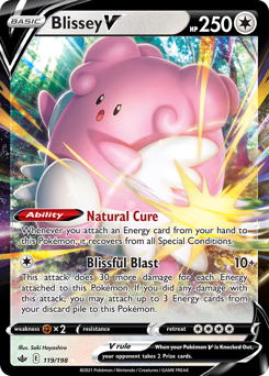 Pokemon Chilling Reign Blissey V - 119