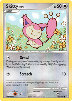 Pokemon Legends Awakened Skitty - 119