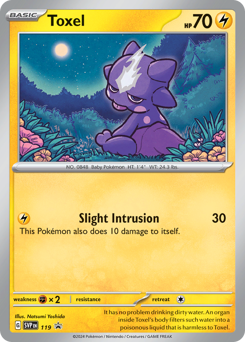 Pokemon Scarlet & Violet Black Star Promos Toxel - 119