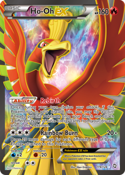 Pokemon Dragons Exalted Ho-Oh-EX - 119