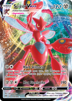 Pokemon Darkness Ablaze Scizor VMAX - 119