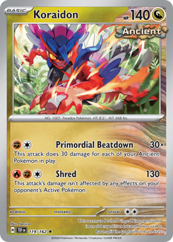 Pokemon Temporal Forces Koraidon - 119
