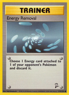 Pokemon Base Set 2 Energy Removal - 119