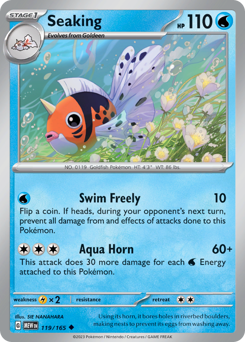 Pokemon 151 Seaking - 119