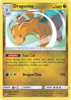Pokemon Team Up Dragonite - 119