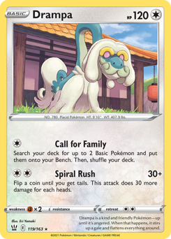 Pokemon Battle Styles Drampa - 119