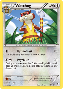 Pokemon Boundaries Crossed Watchog - 119