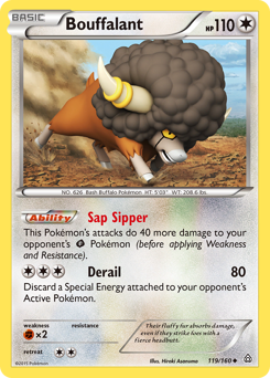 Pokemon Primal Clash Bouffalant - 119