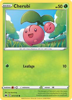 Pokemon Crown Zenith Cherubi - 11