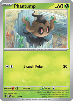 Pokemon Obsidian Flames Phantump - 11