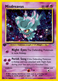 Pokemon Neo Revelation Misdreavus - 11