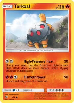 Pokemon Shining Legends Torkoal - 11