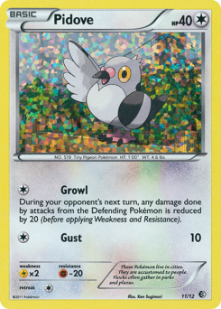 Pokemon McDonald's Collection 2011 Pidove - 11