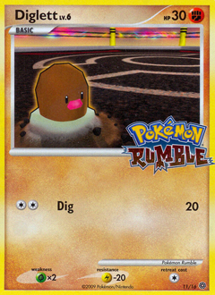 Pokemon Pokémon Rumble Diglett - 11