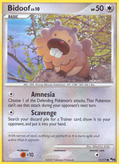 Pokemon POP Series 6 Bidoof - 11