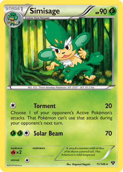 Pokemon XY Simisage - 11