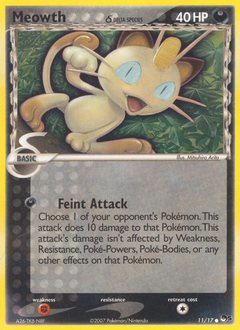 Pokemon POP Series 5 Meowth δ - 11
