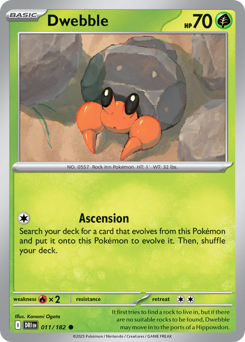 Pokemon Destined Rivals Dwebble - 11