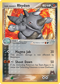 Pokemon Team Magma vs Team Aqua Team Magma's Rhydon - 11