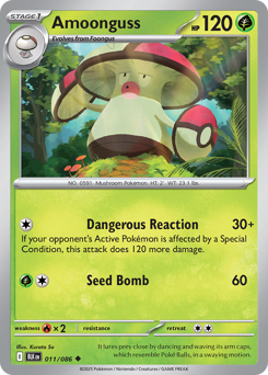 Pokemon Black Bolt Amoonguss - 11