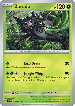 Pokemon Surging Sparks Zarude - 11