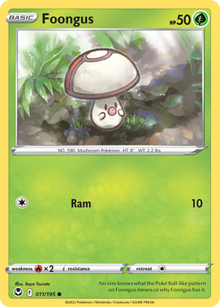 Pokemon Silver Tempest Foongus - 11