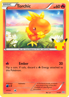 Pokemon McDonald's Collection 2021 Torchic - 11
