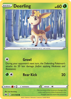 Pokemon Chilling Reign Deerling - 11
