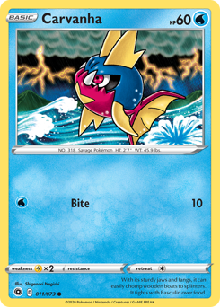 Pokemon Champion's Path Carvanha - 11
