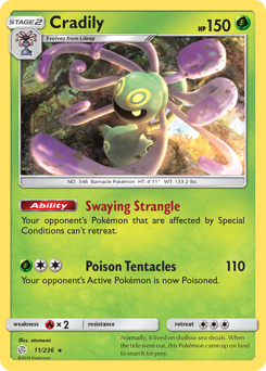 Pokemon Cosmic Eclipse Cradily - 11