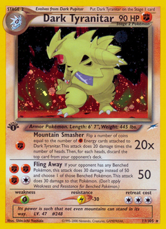Pokemon Neo Destiny Dark Tyranitar - 11