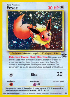 Pokemon Wizards Black Star Promos Eevee - 11