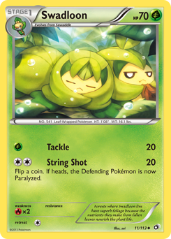 Pokemon Legendary Treasures Swadloon - 11